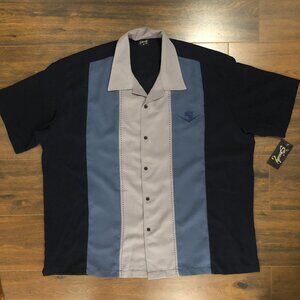 3XL Steady RockSteady Double Panel Retro Rockabilly Bowling Style Shirt Car Show